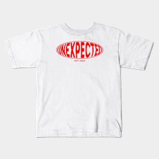 Unexpected Logo Red Kids T-Shirt